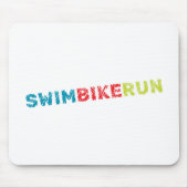 Triathlon-Design Mousepad (Vorne)