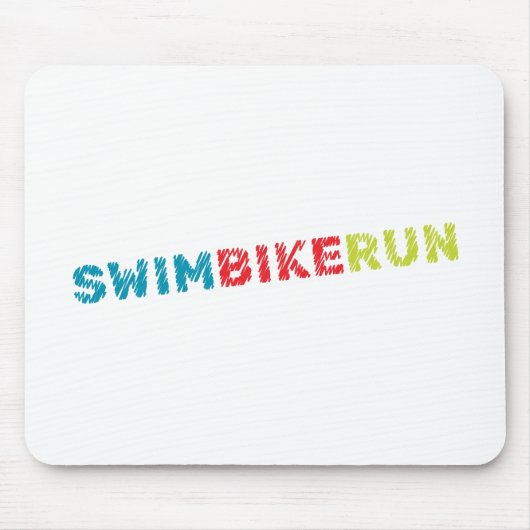 Triathlon-Design Mousepad (Vorne)