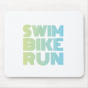 Triathlon-Design Mousepad