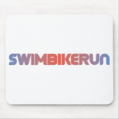 Triathlon-Design Mousepad (Vorne)
