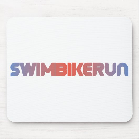 Triathlon-Design Mousepad (Vorne)