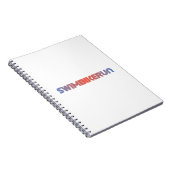 Triathlon-Design Notizblock (Rechte Seite)