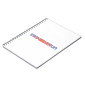 Triathlon-Design Notizblock (Linke Seite)