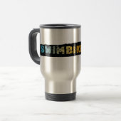 Triathlon-Design Reisebecher (Vorderseite Links)