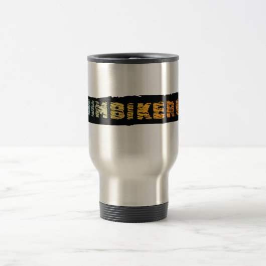 Triathlon-Design Reisebecher (Mittel)