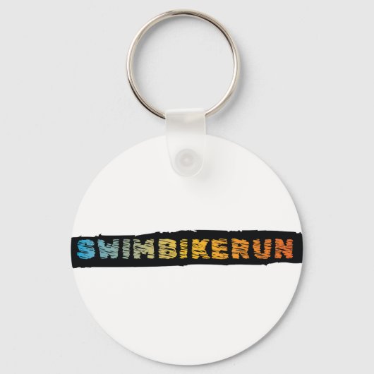 Triathlon-Design Schlüsselanhänger (Vorderseite)