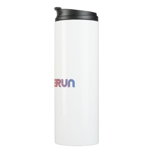 Triathlon-Design Thermosbecher (Nach rechts gedreht)