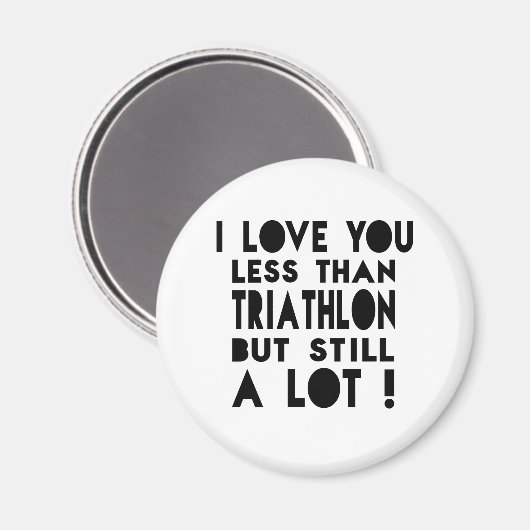 Triathlon Designs Magnet (Vorderseite/Rückseite)