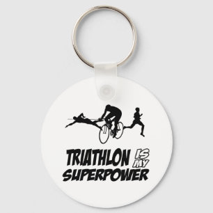 Triathlon-Designs Schlüsselanhänger