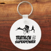 Triathlon-Designs Schlüsselanhänger (Vorderseite)