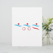 Triathlon Einmaliges Geschenk (Stehend Vorderseite)