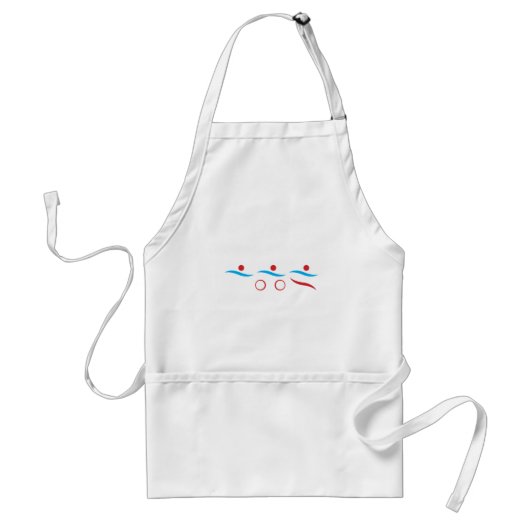 Triathlon Einmaliges Geschenk Schürze (Vorne)