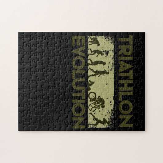 Triathlon-Evolution Puzzle (Horizontal)