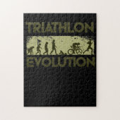 Triathlon-Evolution Puzzle (Vertikal)
