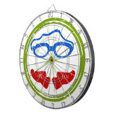 Triathlon Face Dartscheibe (Vorderseite rechts)