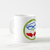 Triathlon Face Kaffeetasse (Vorderseite Links)