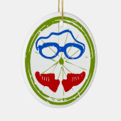 Triathlon Face Keramikornament (Rechts)