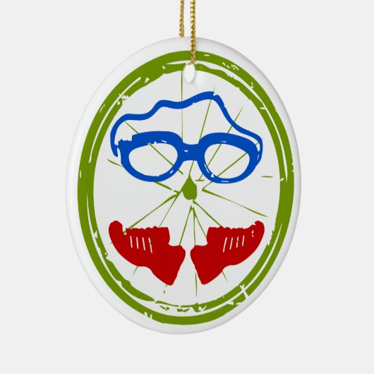 Triathlon Face Keramikornament (Rechts)
