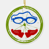 Triathlon Face Keramikornament (Vorne)