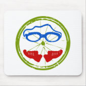 Triathlon Face Mousepad (Vorne)
