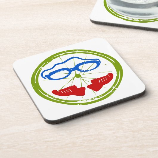 Triathlon Face Untersetzer (Linke Seite)