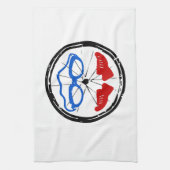 Triathlon Freak Logo Handtuch (Vertikal)