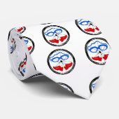 Triathlon Freak Logo Krawatte (Gerollt)