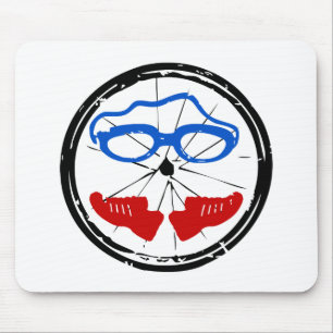 Triathlon Freak Logo Mousepad