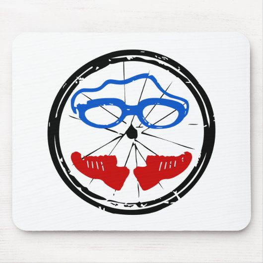 Triathlon Freak Logo Mousepad (Vorne)