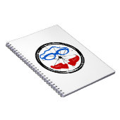Triathlon Freak Logo Notizblock (Rechte Seite)