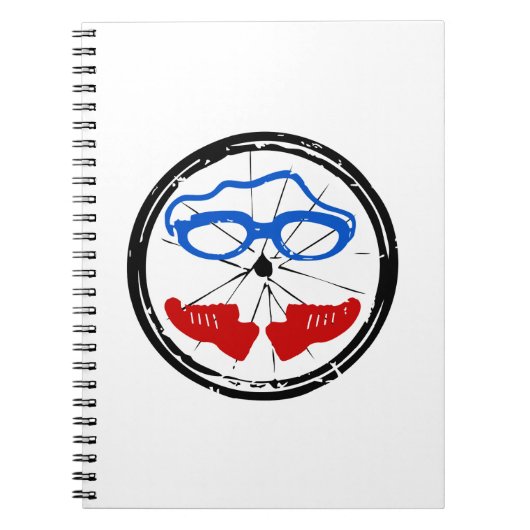 Triathlon Freak Logo Notizblock (Vorderseite)