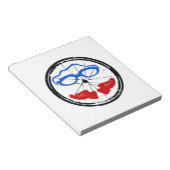 Triathlon Freak Logo Notizblock (angewinkelt)