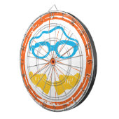 Triathlon Fun Design Dartscheibe (Vorderseite rechts)