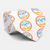Triathlon Fun Design Krawatte (Gerollt)
