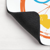 Triathlon Fun Design Mousepad (Ecke)