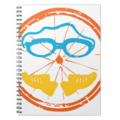 Triathlon Fun Design Notizblock (Vorderseite)