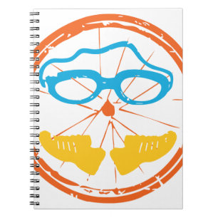 Triathlon Fun Design Notizblock