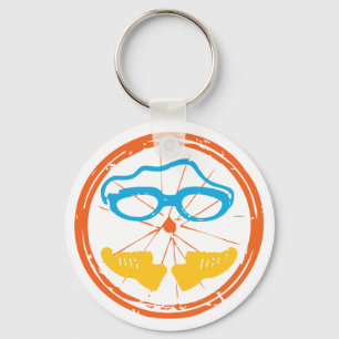 Triathlon Fun Design Schlüsselanhänger
