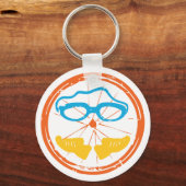 Triathlon Fun Design Schlüsselanhänger (Vorderseite)