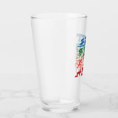 Triathlon Funny aber hast du Swim Bike Run Die Glas (Rechts)