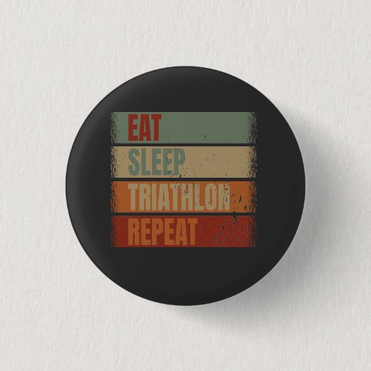 Triathlon Funny Button (Vorderseite)