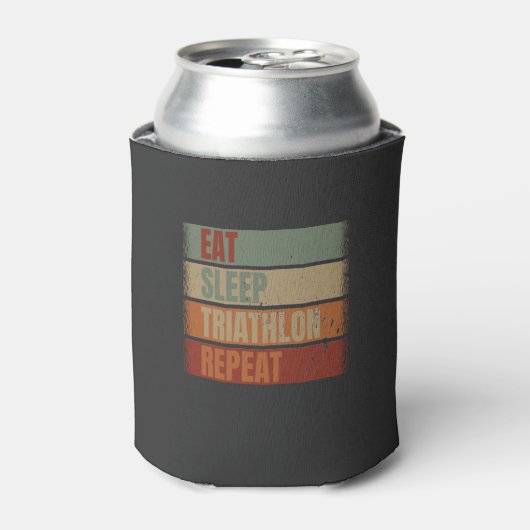 Triathlon Funny Dosenkühler (Kanne Vorderseite)