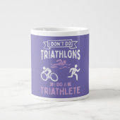 Triathlon Funny Jumbo-Tasse (Vorderseite)