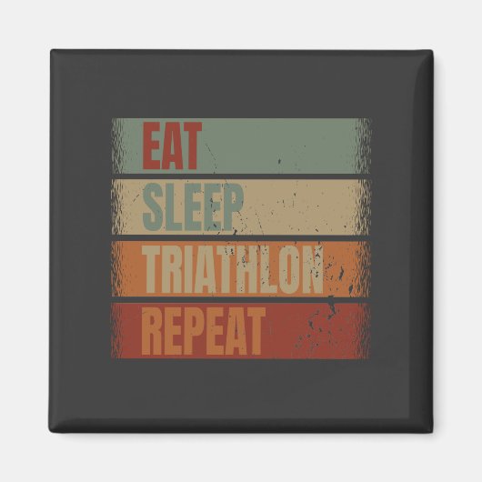Triathlon Funny Magnet (Vorne)