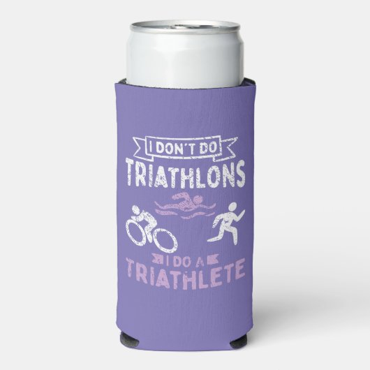 Triathlon Funny Selters Dosenkühler (Seltzer Vorderseite)