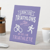 Triathlon Funny Sockelschild (In SItu)