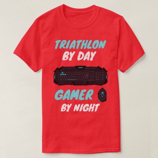 Triathlon Gamer T-Shirt (Design vorne)