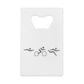 Triathlon Geldbeutel Flaschenöffner (Rückseite)