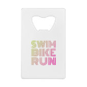 Triathlon Geldbeutel Flaschenöffner (Rückseite)