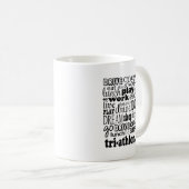 Triathlon-Geschenk Kaffeetasse (VorderseiteRechts)